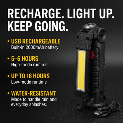 360° Magnetic Work Light Set – 2 Pack